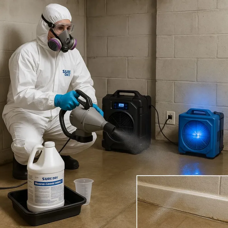 Sanitization and Odor Removal process in Moorhead, MS
